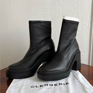 Robert Clergerie Black Heeled Boots for Women